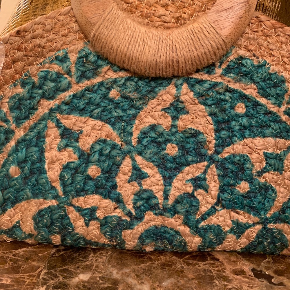 Geometric Handmade clutch. - Picture 4 of 9